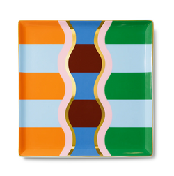 Colourful contemporary Ceramic Tray Giza designed by Octaevo in Barcelona, available at www.cuemars.com in London