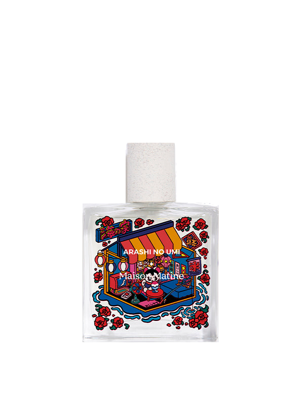 Perfume bottle by Maison Matine available at www.cuemars.ciom Arashi No Umi