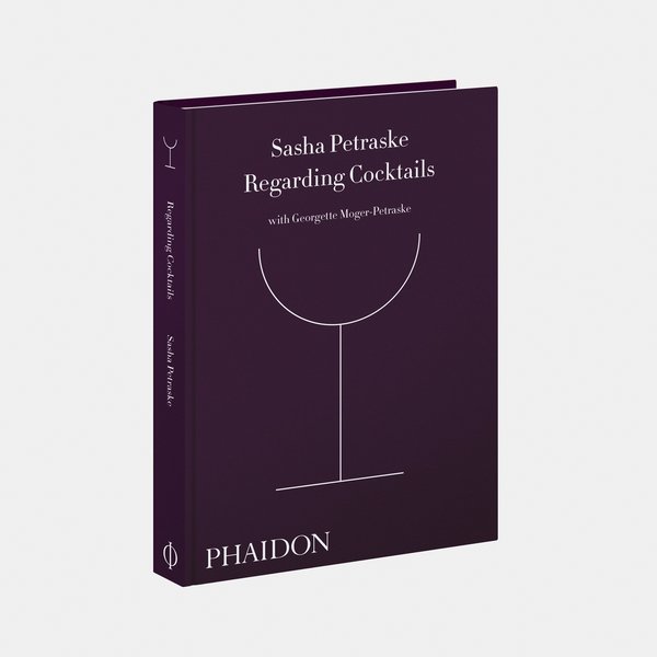 Cocktail book by the late Sasha Petraske featuring 85 of his signature cocktails, available at www.cuemars.com