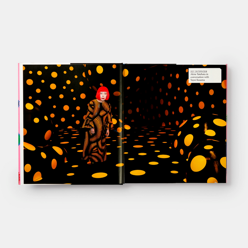 Bright bold and colourful Yayoi Kusama book by Phaidon, available at www.cuemars.com