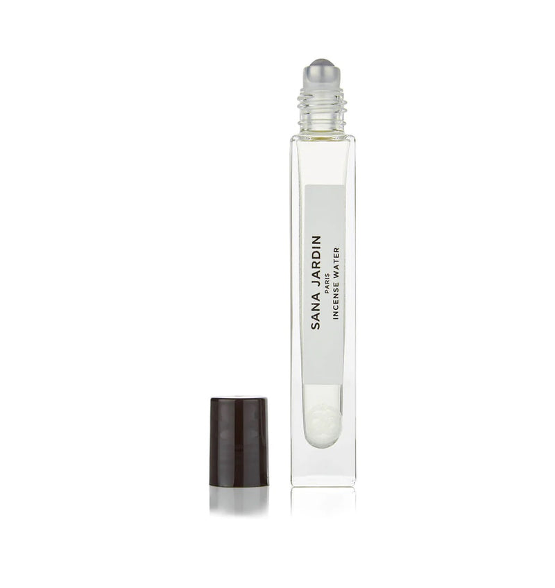 sana Jardin bottle of 10ml of eau de parfum incense water available at Cuemars.com