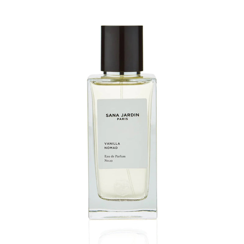 sana jardin Paris bottle of 50ml of Vanilla Nomad Eau de Parfum available at Cuemars.com