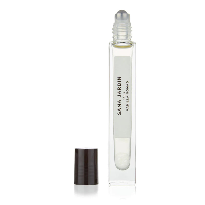 sana jardin Paris bottle of 10ml of Vanilla Nomad Eau de Parfum available at Cuemars.com