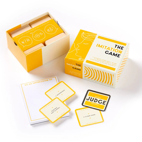 Board game about impersonations, available at www.cuemars.com
