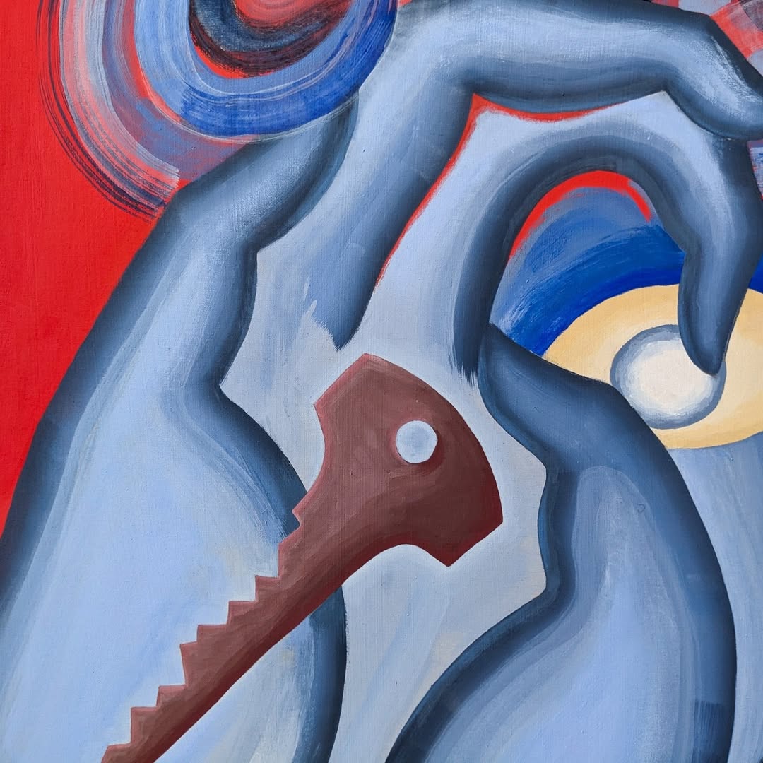 tom-berry-keyhole-original-acrylic-painting-on-wood-cuemars