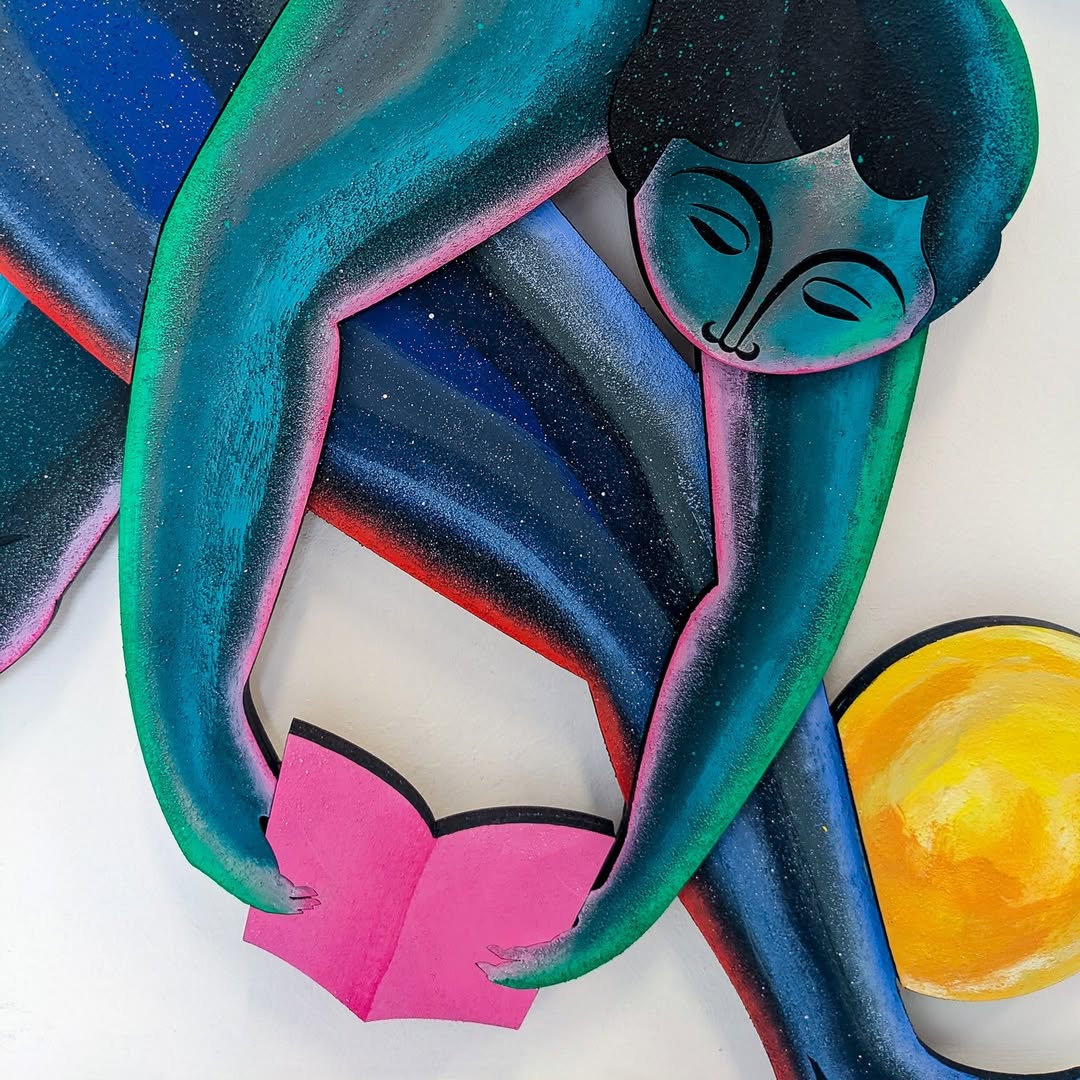 tom-berry-layered-painting-coupling-a-good-book-limited-edition-cuemars