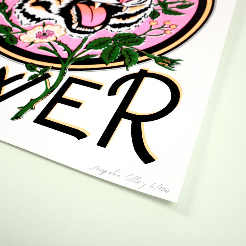 A2 Silk Screen Print -  LOVE IS POWER