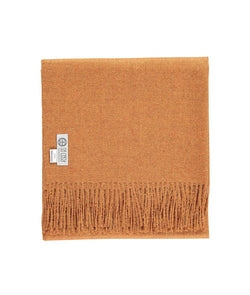 Baby Alpaca Shawl in Curry by So Cosy London | Discover now at Cuemars