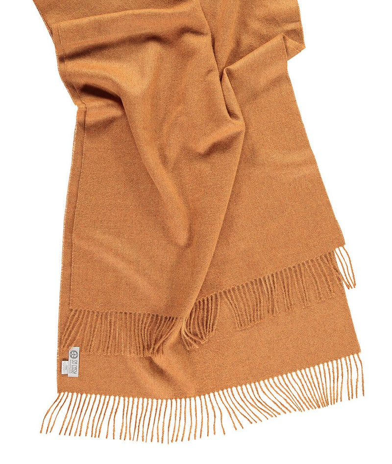 Baby Alpaca Shawl in Curry by So Cosy London | Discover now at Cuemars