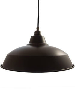 Cuemars-Industrial-Lamp-shade-Matt-Black-Pendant
