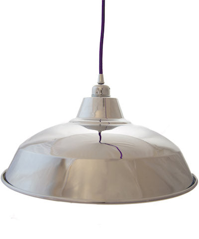 Cuemars-Industrial-Lamp-shade-silver-mirror-Pendant