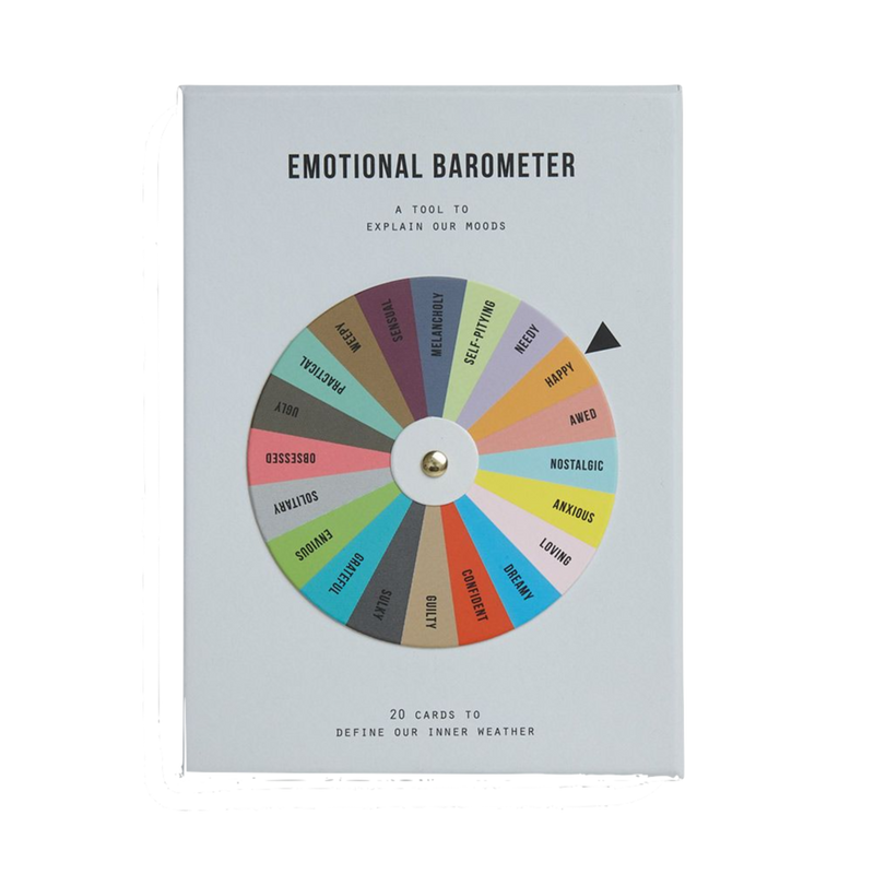 Picture of Emotional Barometer by The School of Life, 20 cards that explain 20 different moods that we can all relate to