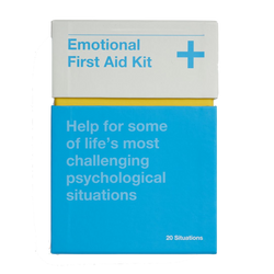Picture of The School of Life's Emotional First Aid Kit booklets for 20 challenging situations