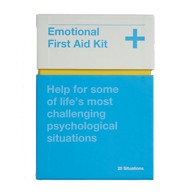 Picture of The School of Life's Emotional First Aid Kit booklets for 20 challenging situations
