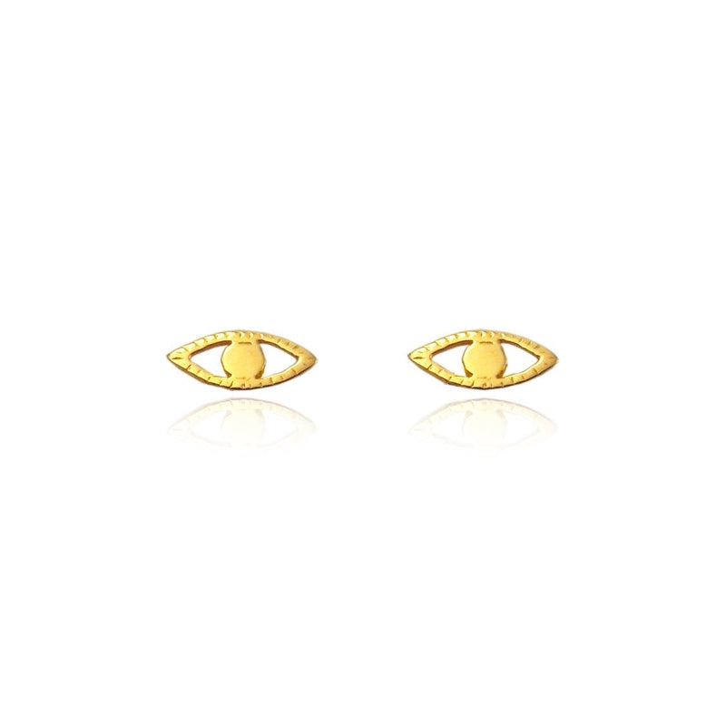 Momocreatura Eye Studs 22k Gold Plated x Silver