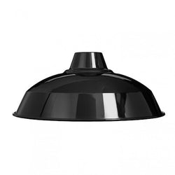 Cuemars-Industrial-Lamp-shade-Gloss-Black-Pendant