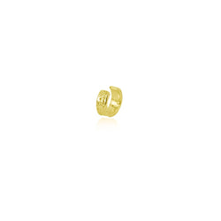 Gold vermeil gold plated earcuff featuring the moon craters. Handmade by London based maker Momocreatura