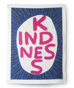 Kindness - linen-tea-towel-david-shrigley-cuemars