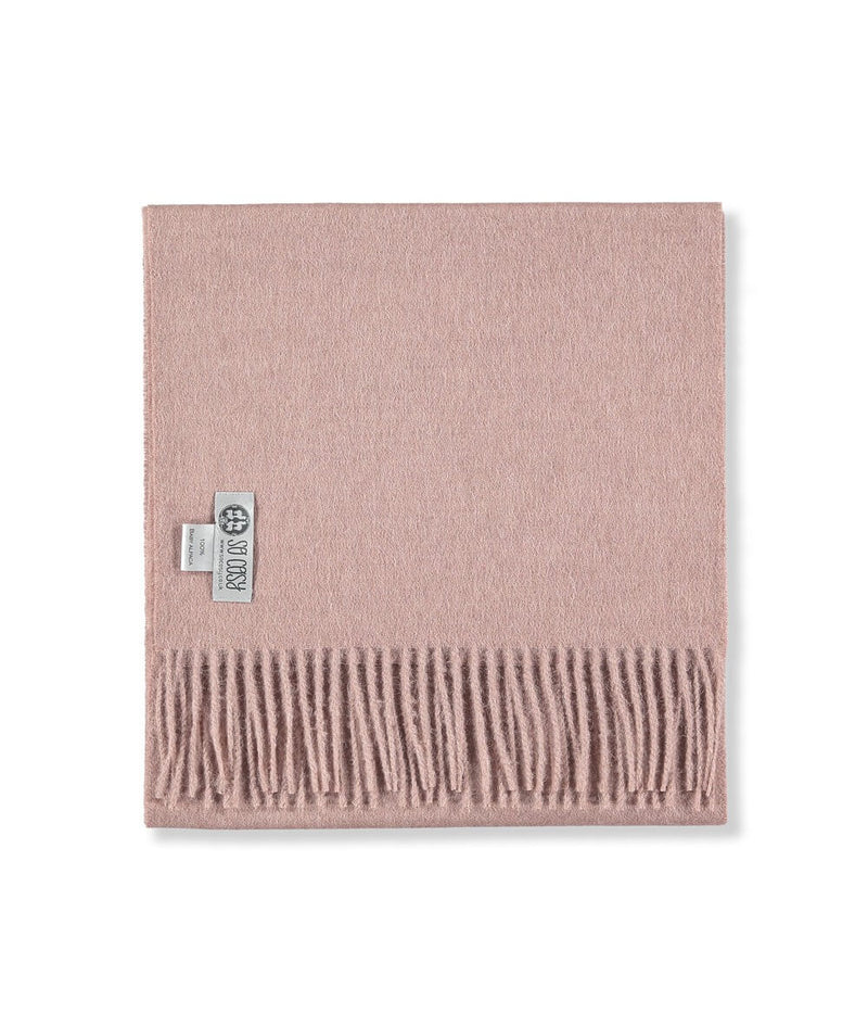 Baby Alpaca Scarf in Light Pink by So Cosy London | Discover now at Cuemars