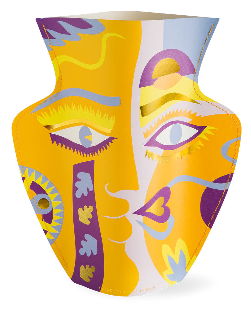 Claire Johnson Olimpo Paper Vase - Orange