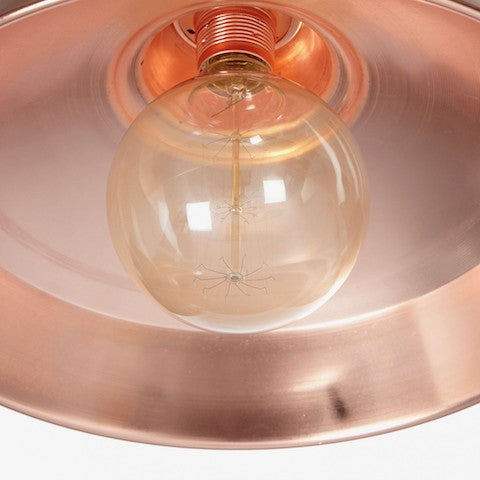 Industrial Lamp Shade Rose Gold Cuemars