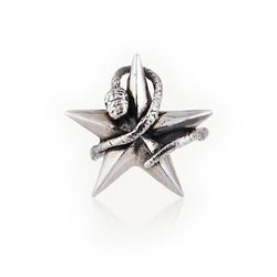 Momocreatura Snake Star Ring Sterling Silver