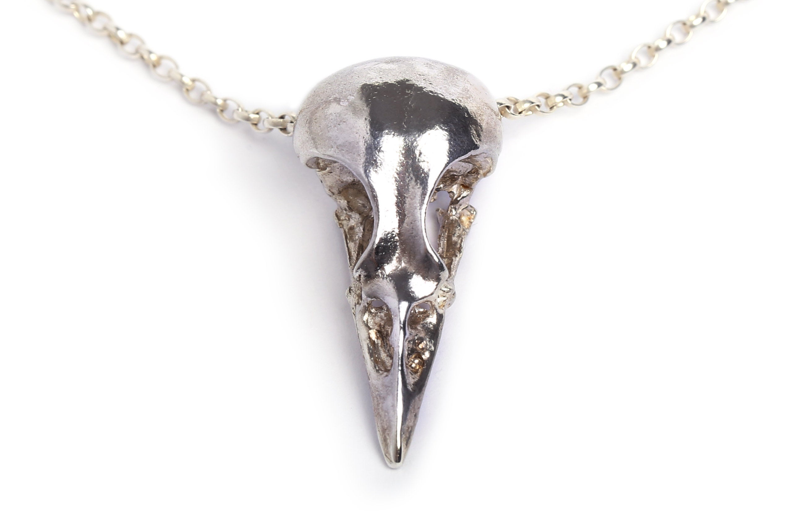 Small Magpie Sterling Silver Necklace