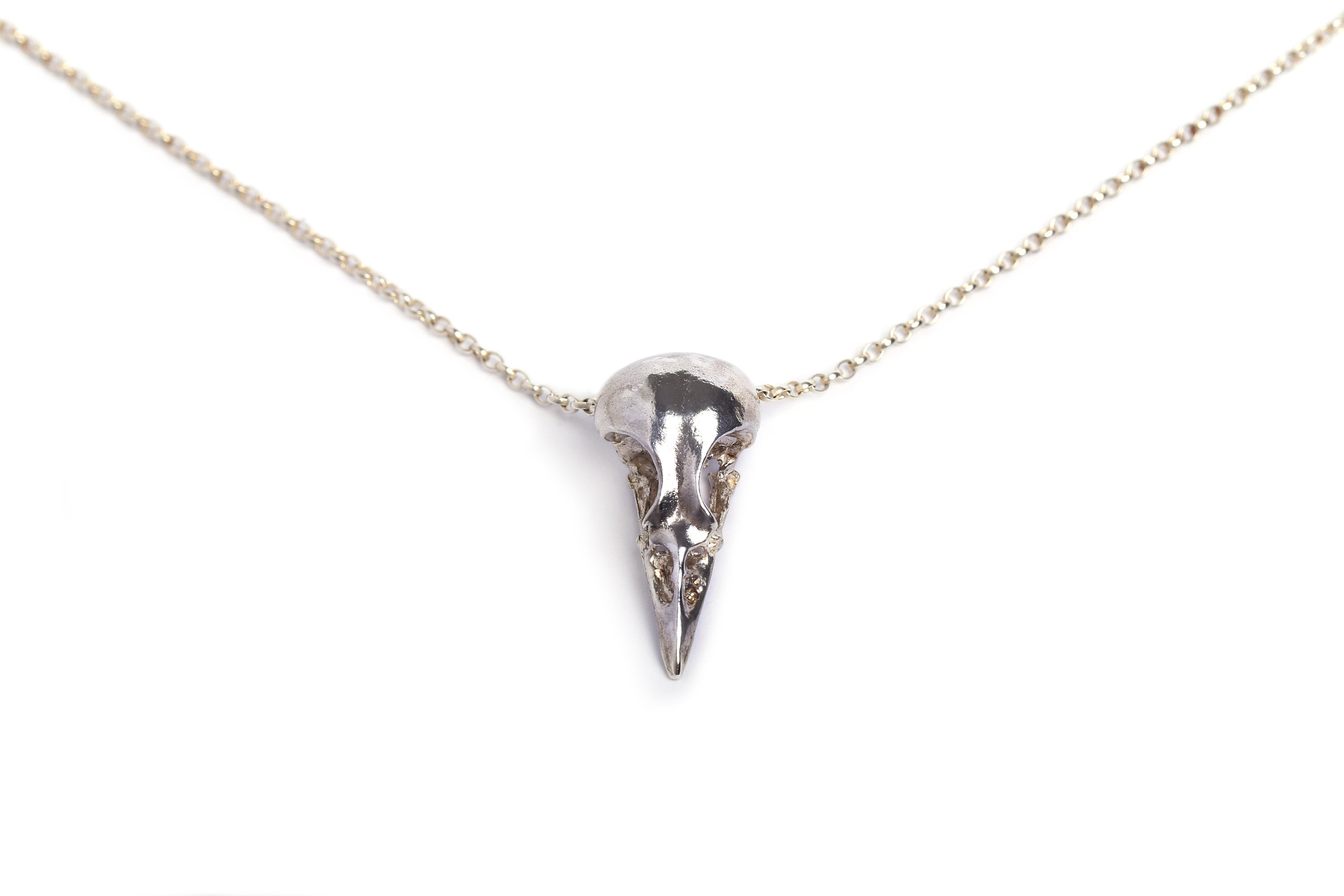 Small Magpie Sterling Silver Necklace