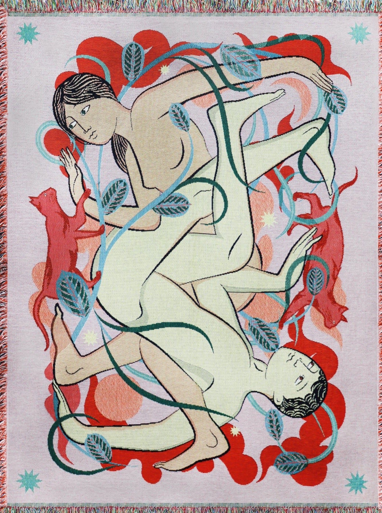 Tom Berry x Goodbond Artist Collaboration Throw 'Stillness'