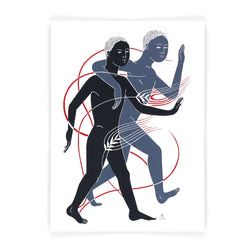 limited edition adam and adam screen print by Tom Berry