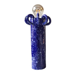 The Riva Blue Ceramic Table Lamp by Arianna De Luca