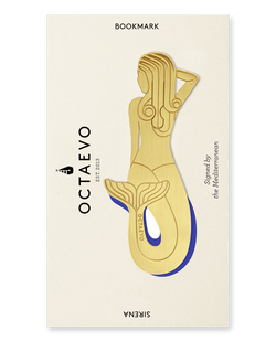 Gold Sirena Bookmark