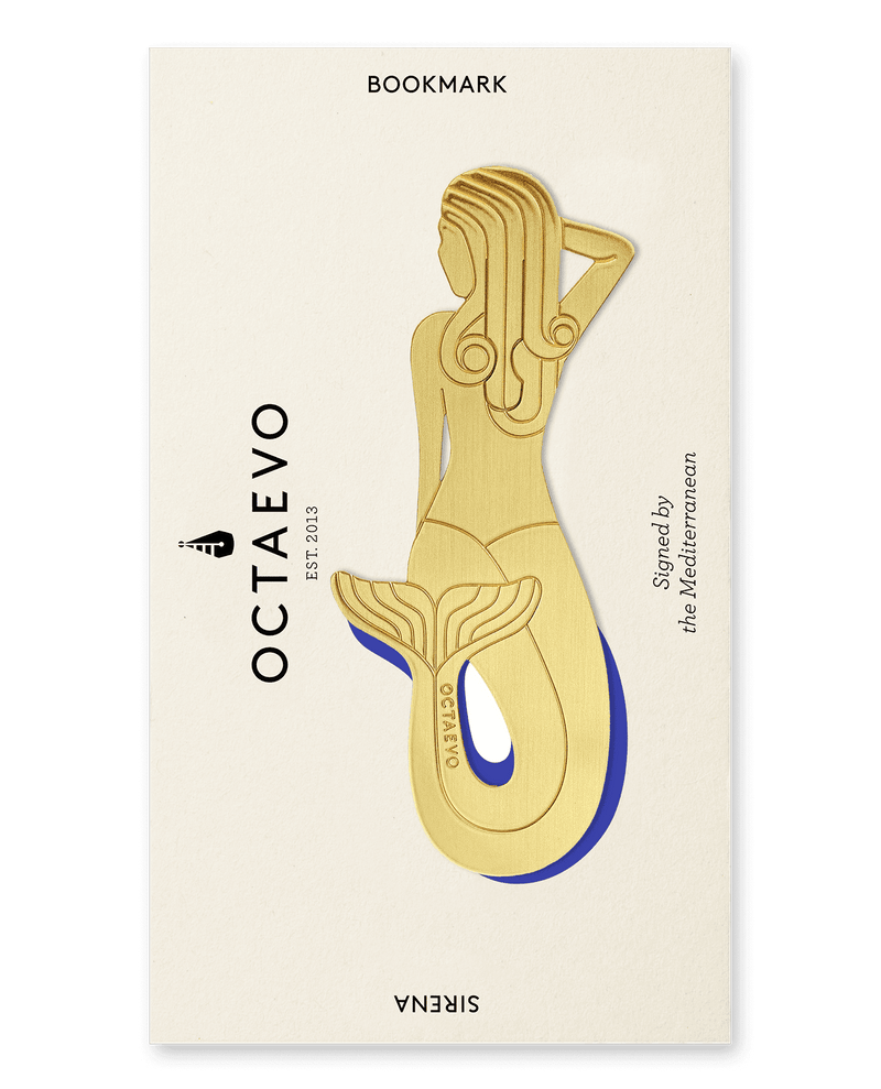 Gold Sirena Bookmark