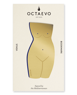 Picture of a finely-cut metal gold Venus body bookmark by Octaevo available at cuemars.com