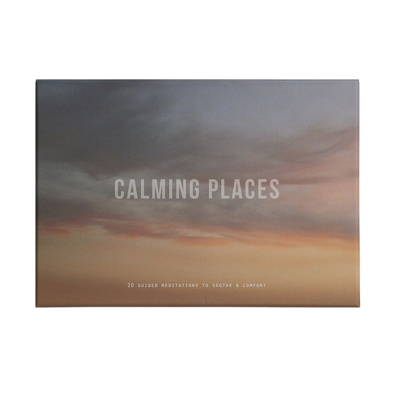 calming places by the school of life, 20 guided meditation cards available at cuemars