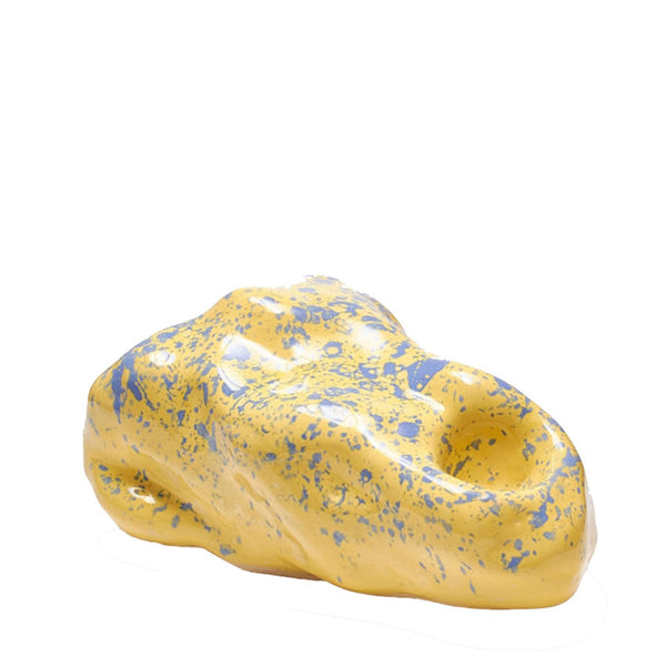 Yellow / Lilac Ceramic Incense Holder by Siup Studio - Available at Cuemars