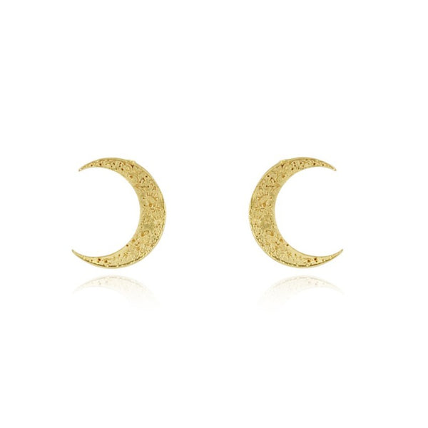 Momocreatura Gold Crescent Moon Earrings Discover on Cuemars