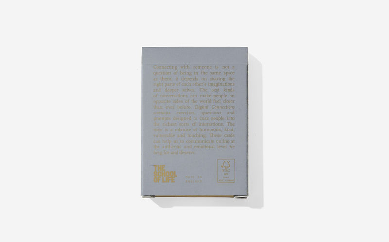 digital connections card game for long distance relationships by the school of life
