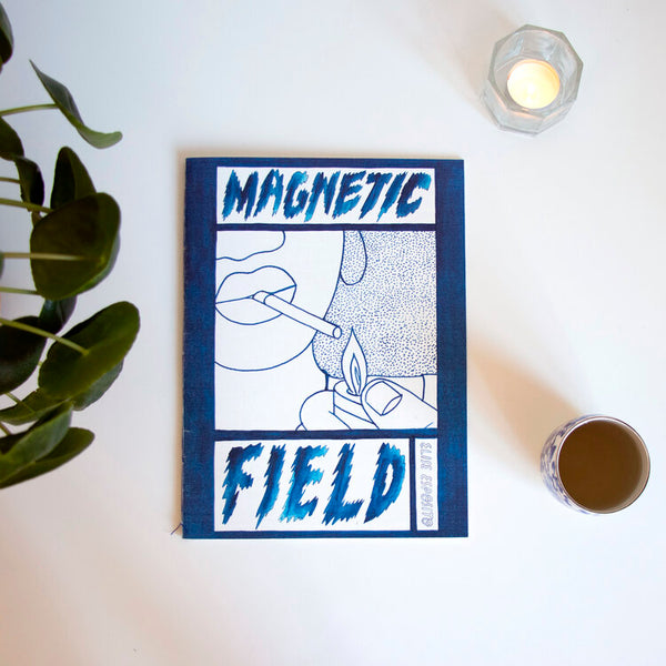 an erotic comic called magnetic field, by French visual artist Elise Esposito. Available at www.cuemars.com