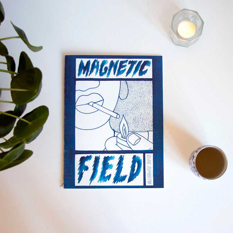 an erotic comic called magnetic field, by French visual artist Elise Esposito. Available at www.cuemars.com