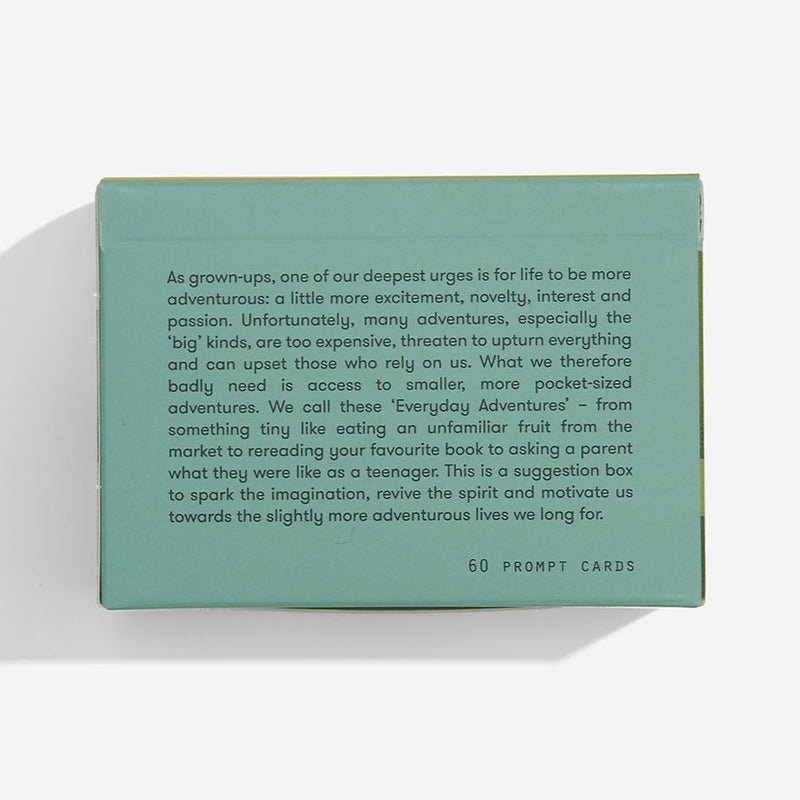 The School of Life Everyday Adventures prompt cards available at Cuemars