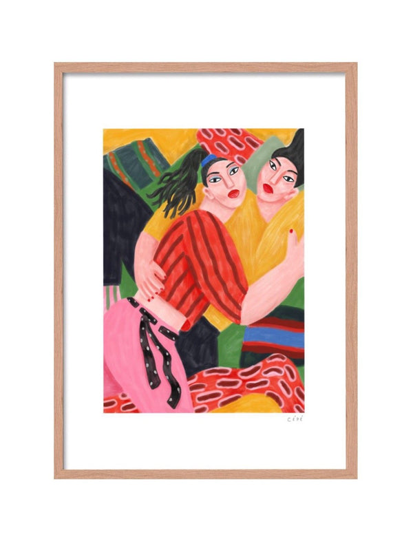 Picture of “Fluid Love”, an Art Print made by French designer Cédric Pierre-Bez, also known as Cépé available now at cuemars.com