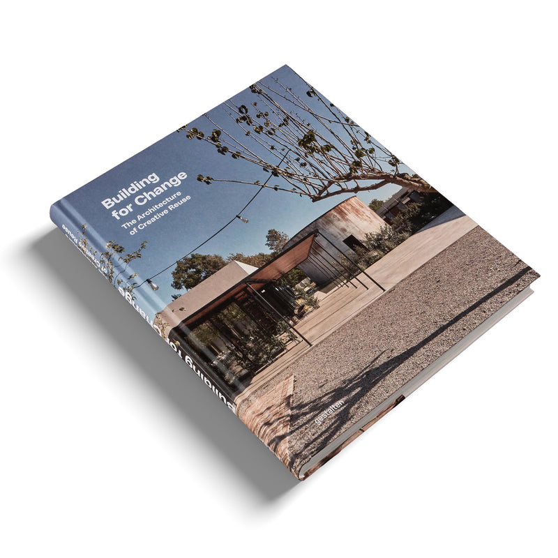 Building for change architecture coffee table book celebrating the architecture of creative reuse, by Gestalten. Available at www.cuemars.com
