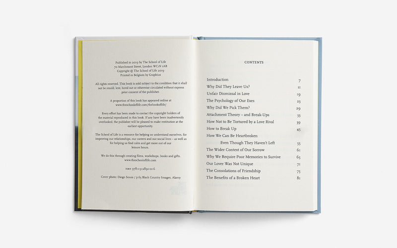 The School of Life Heartbreak Book available at Cuemars