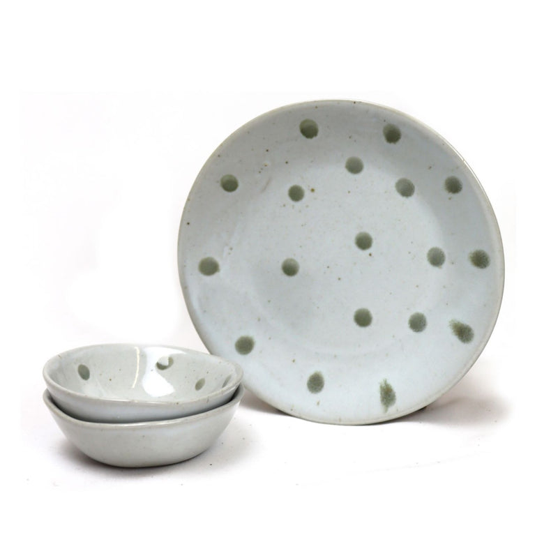 Stoneware Plates and Dishes by House Doctor - Dotted Pattern | Discover Kitchenware now at cuemars.com