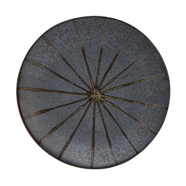 Stoneware Plates by House Doctor - Midnight Stripe Pattern | Discover Kitchenware now at cuemars.com