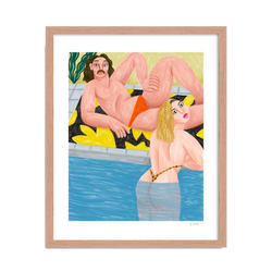 In the Basin, a small illustration by French artist Cépé available at cuemars.com