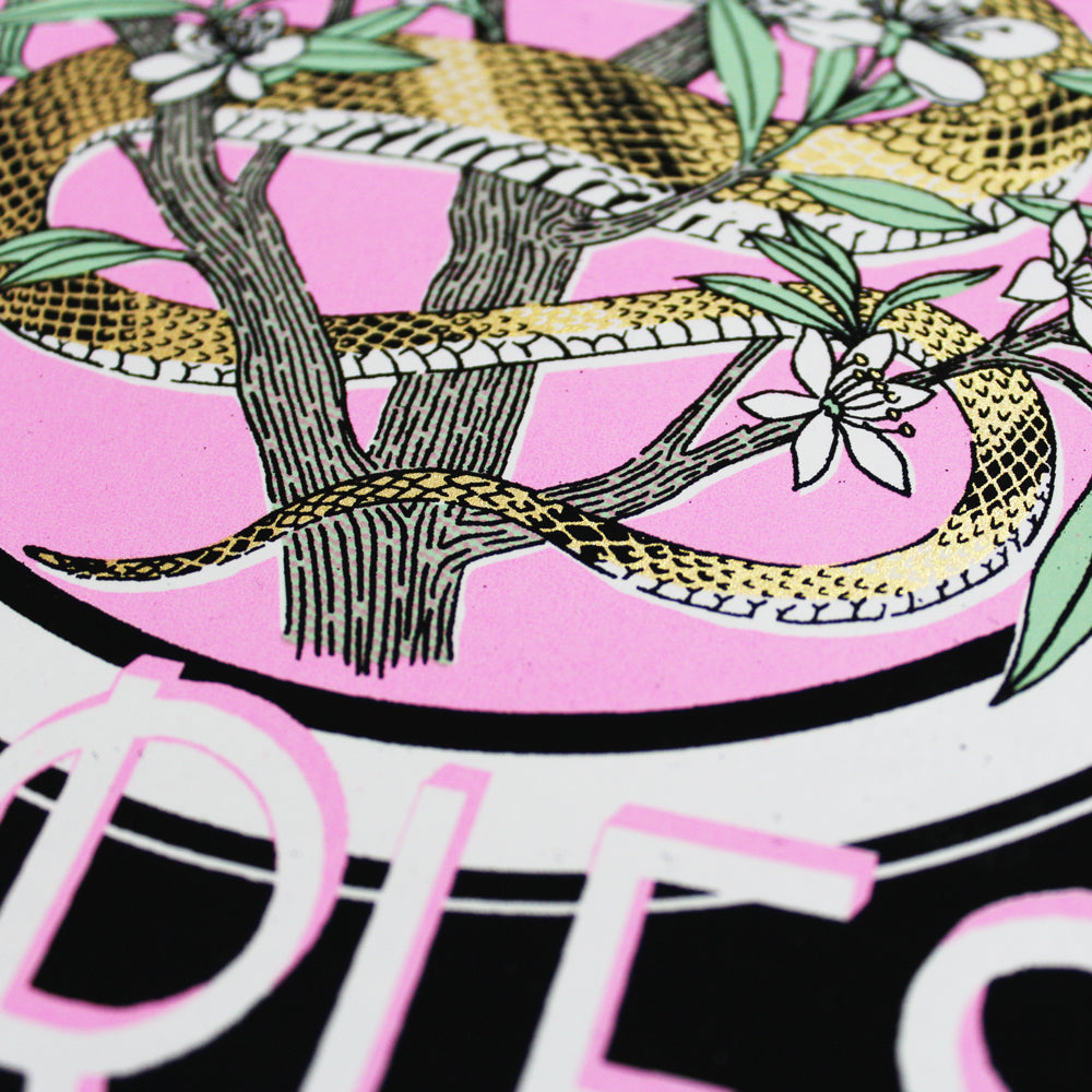 Screen print Hope is Fearless limited edition by Jacqueline Colley