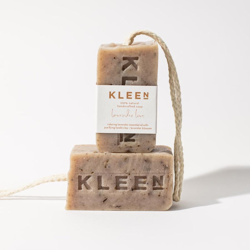 Vegan Hand Soap Bar by Kleen Soaps "Lavender Love". Available at Cuemars