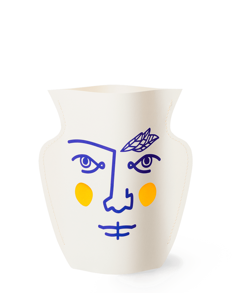 Picture of a handmade waterproof mini paper vase by Barcelona based design studio Octaevo